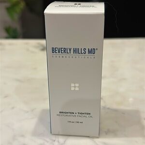 Beverly Hills MD Brighten + Tighten Restorative Facial Oil New Sealed Box